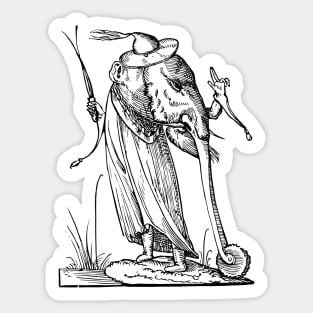 Grotesque #24 The Drolatic Dreams of Pantagruel (1565) Sticker